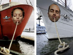 mondo pasta boat decal advertising