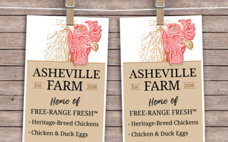 asheville farm business cards