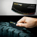 tire store tread gauge business card