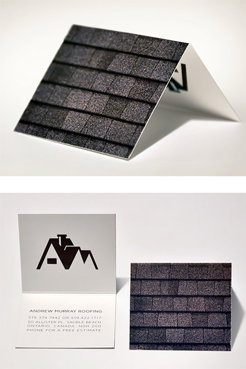 roofing company business cards