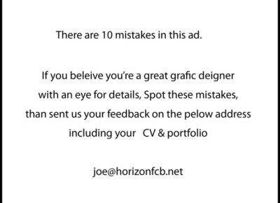 classified ads spelling test for job opening