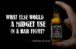 small bottle jack daniels ad