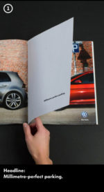 magazine spread illustrates smart parking technology