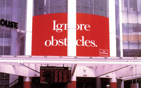 ignore obstacles billboard the economist