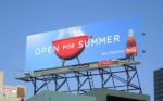coca cola open for summer billboard grill