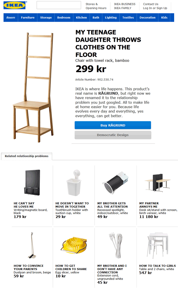 ikea named products after common online search phrases