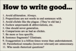 rules for writing good ads