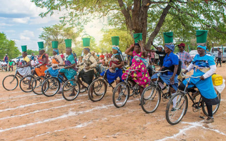 fun creative bike racing event botswana africa