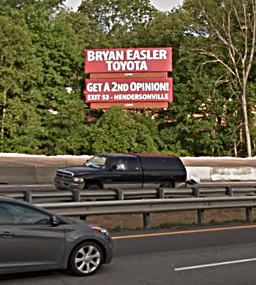 billboard across the street from competitor