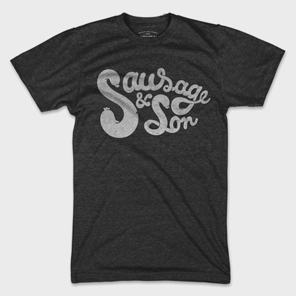 sausage and son t-shirt