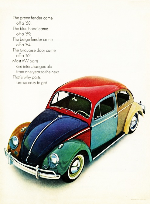 classic VW ads from the 1960s