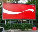 directional billboard coke