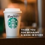 how to handle sensitive topic with humor starbuck mumbled name covid mask