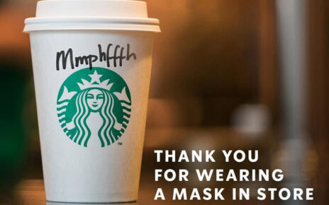 how to handle sensitive topic with humor starbuck mumbled name covid mask