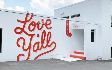 love y'all storefront mural nashville