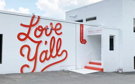 love y'all storefront mural nashville