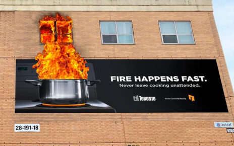 realism in advertising design - fire happens fast