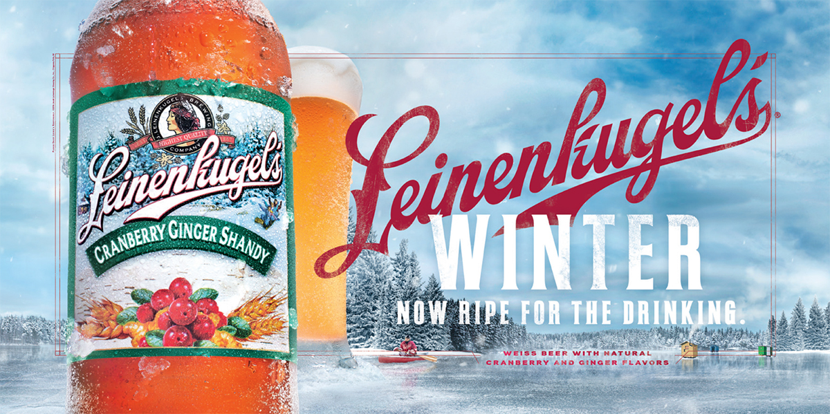 Leinenkugels seasonal beers billboard - winter