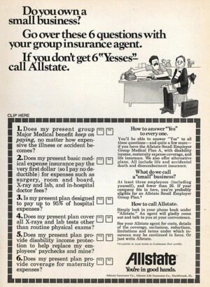 Question Advertisement Examples Quiz-style advertisement | Allstate questionaire - THE BIG AD