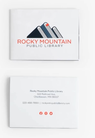 front and back of the fold up poster flyer