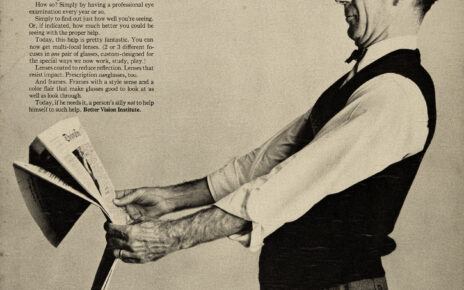 his visions not bad, his arms are just a little too short